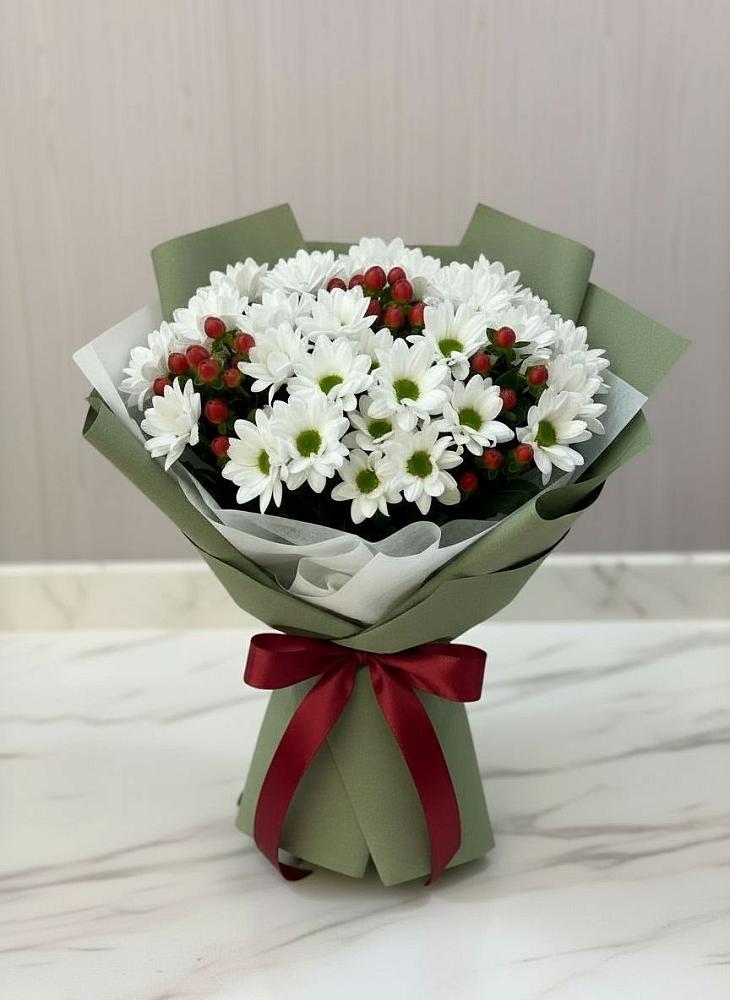 Букет цветов из: Хризантемы в Новоенисейске