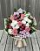 Букет цветов из: Альстромерии, Гвоздики, Розы и Хризантемы в Новоенисейске