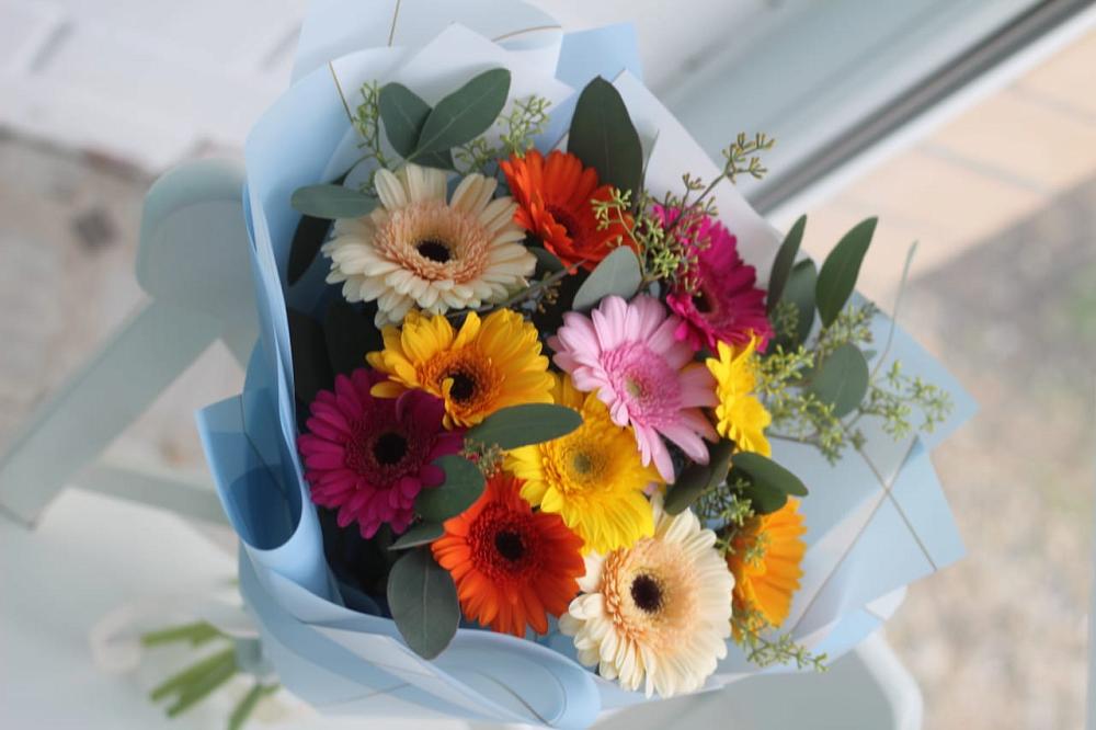 Букет цветов из: Герберы в Новоенисейске