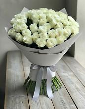 Букет 35 Белых роз #REPLACE_PRED# Новоенисейске