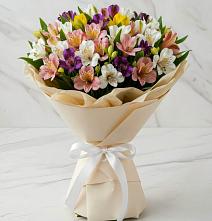 Букет цветов из:  Альстромерии в Новоенисейске