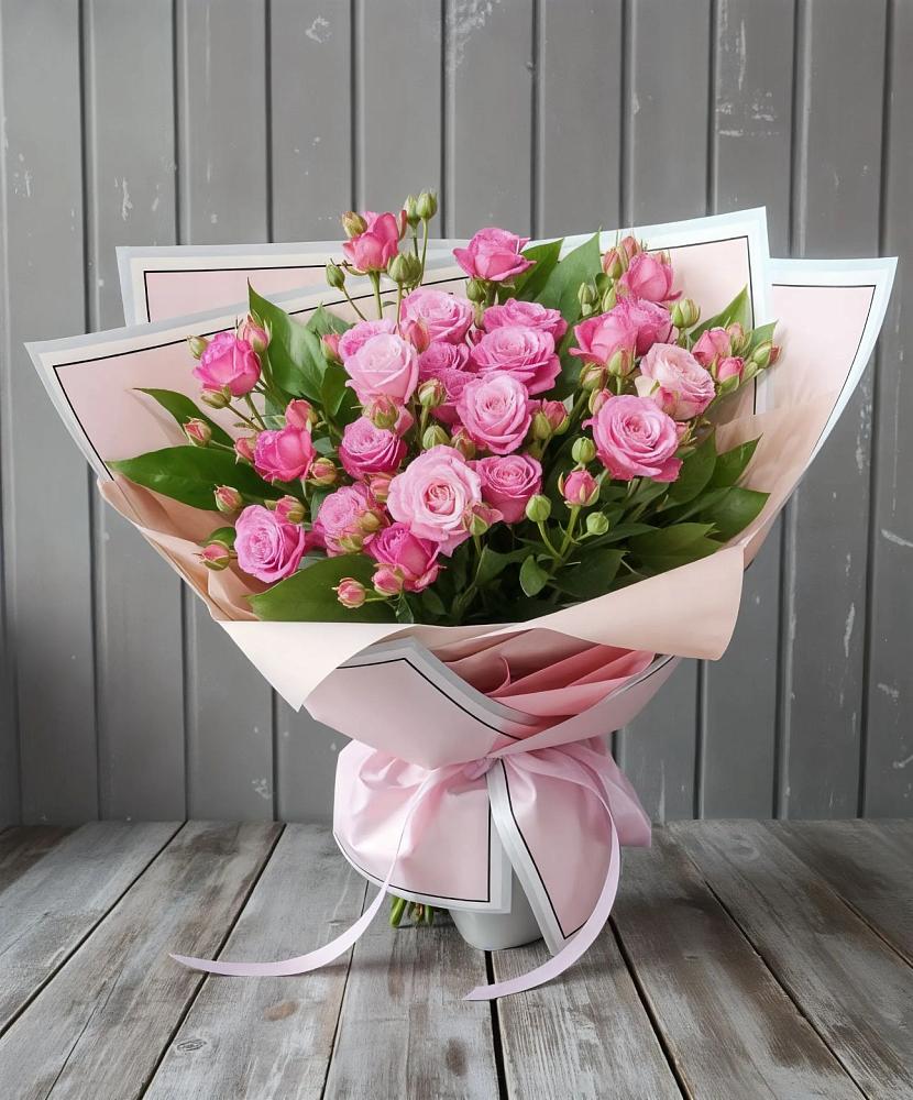 Букет Розовый кустик в Новоенисейске