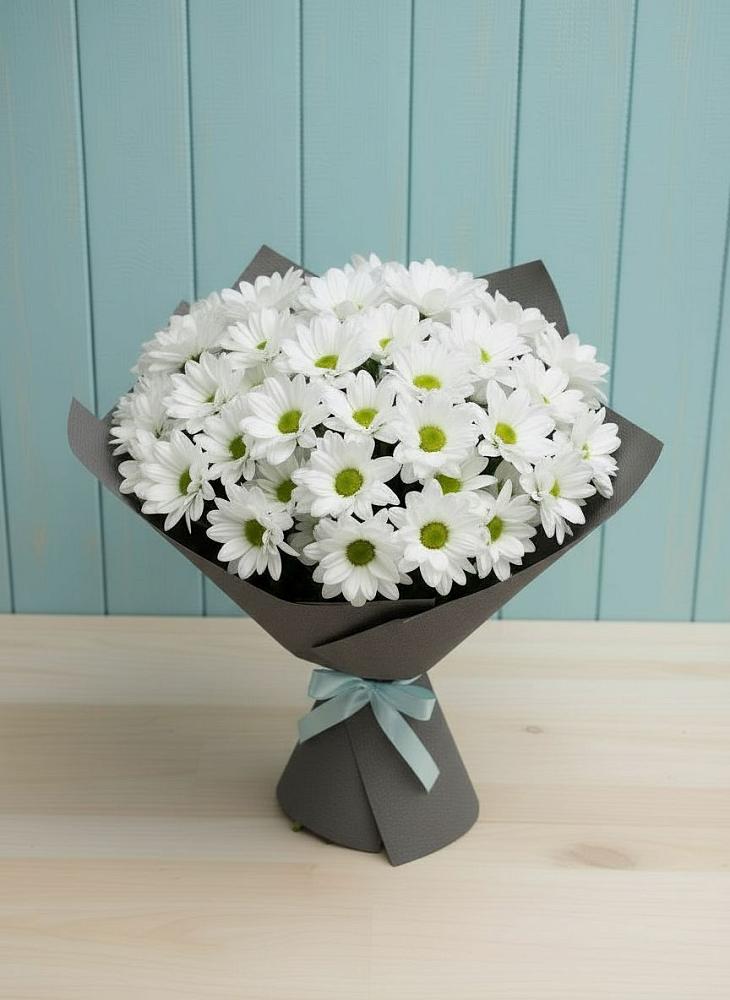 Букет цветов из: Хризантемы в Новоенисейске