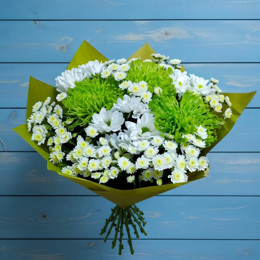 Букет цветов из: Хризантемы в Новоенисейске