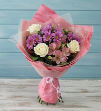 Букет цветов из:  Герберы #REPLACE_PRED# Новоенисейске