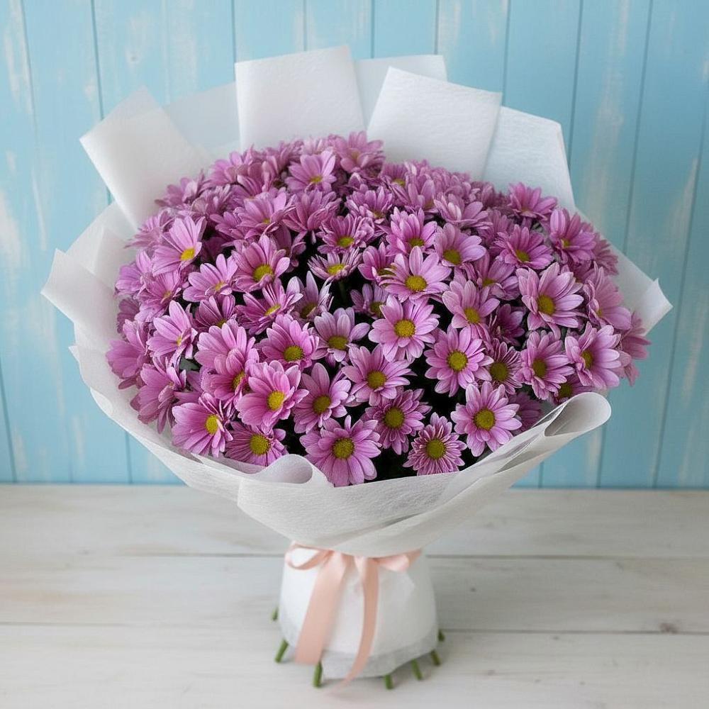 Букет цветов из: Хризантемы в Новоенисейске