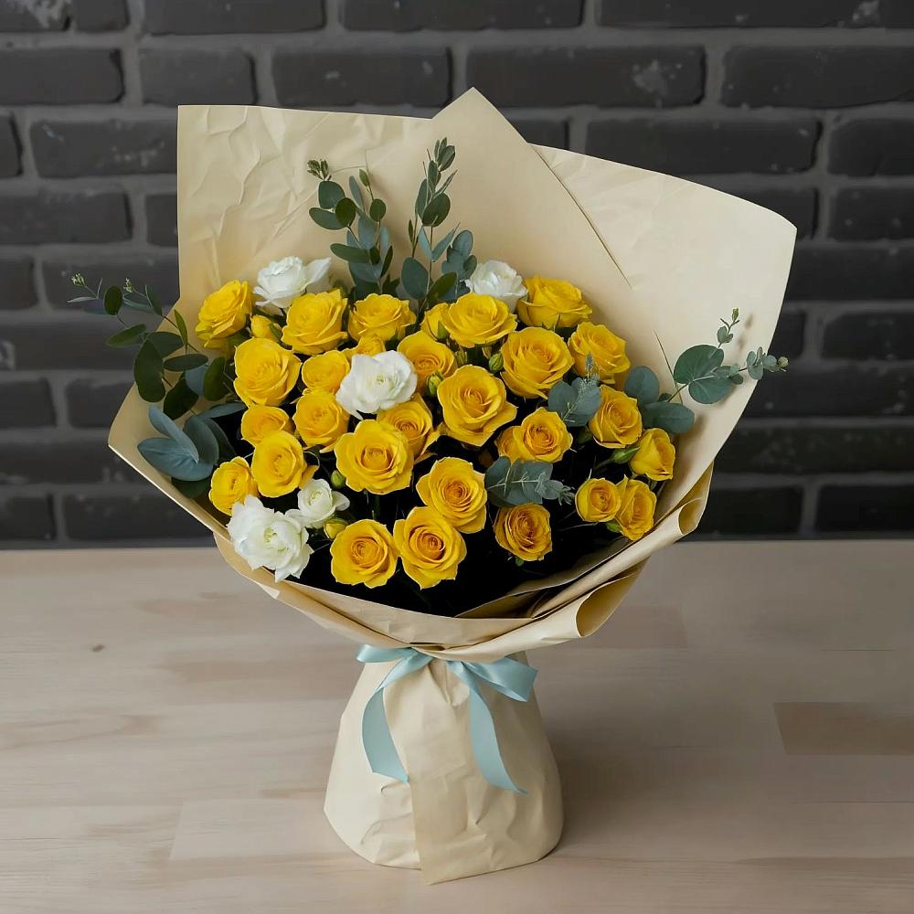 Букет цветов из: Розы в Новоенисейске