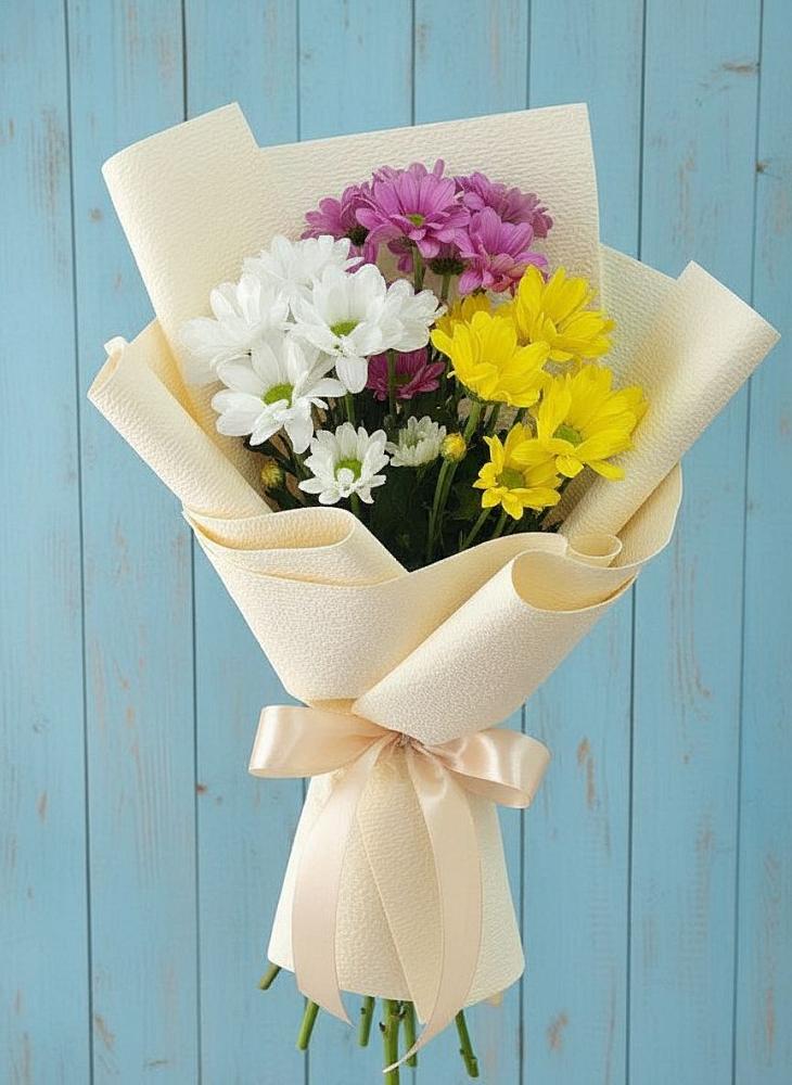 Букет цветов из: Хризантемы в Новоенисейске