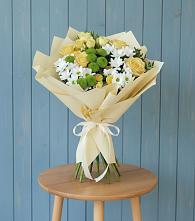 Букет цветов из:  Хризантемы и Розы #REPLACE_PRED# Новоенисейске