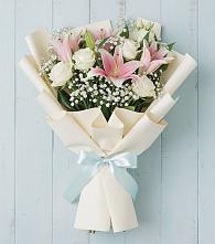 Букет цветов из:  Лилии в Новоенисейске
